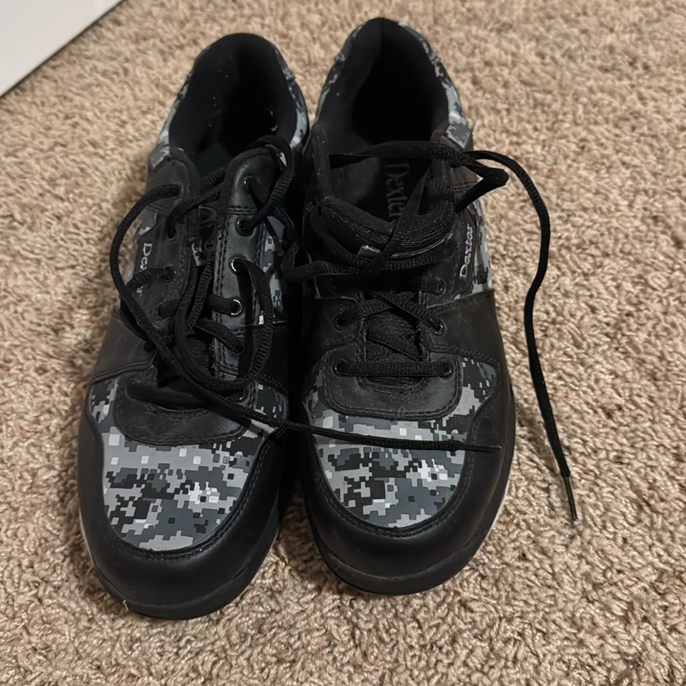 Dexter Black and Gray Digital Camo Bowling Shoe